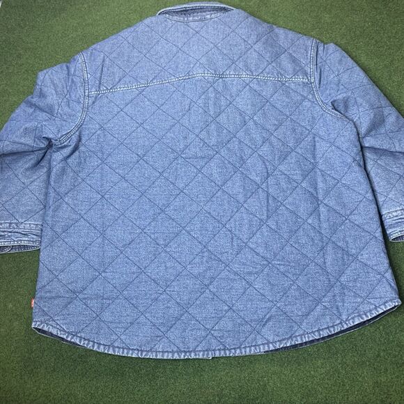 Sz 2XL Levi's Workwear Overshirt Quilted Denim Jacket Shacket Men's MSRP $128 - Picture 11 of 11
